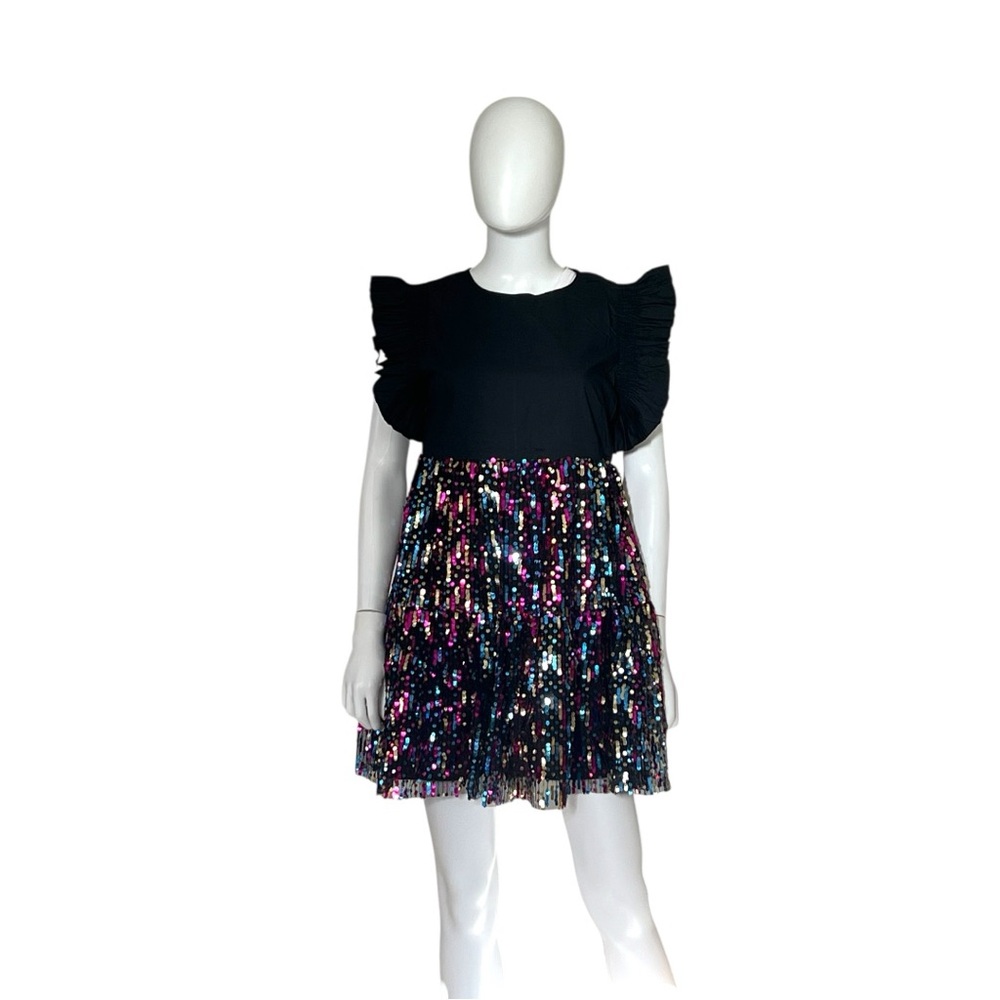 PEACH LOVE CALIFORNIA confetti party dress S M L - Picture 6 of 10